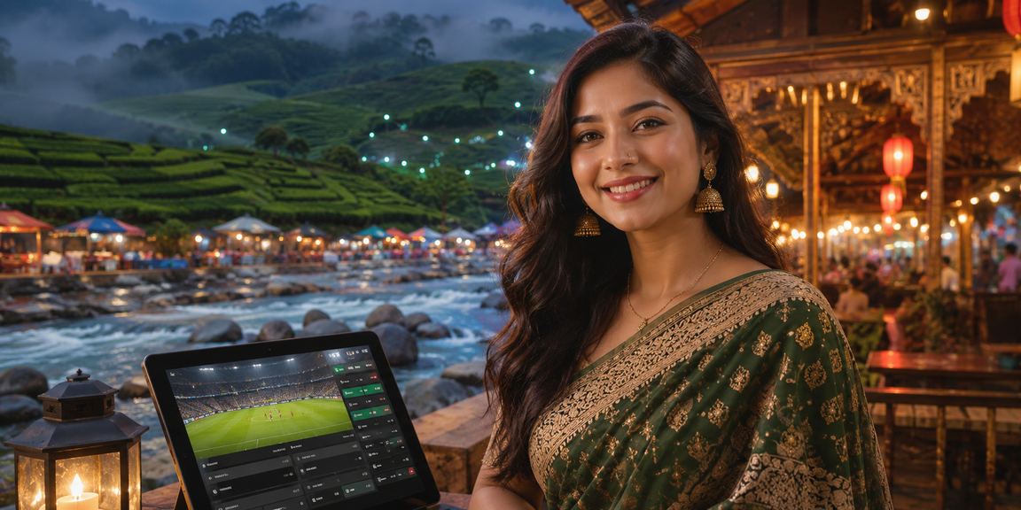সিলেটের চা বাগানে একজন ব্যবহারকারী সুস্থভাবে বিনোদন উপভোগ করছেন